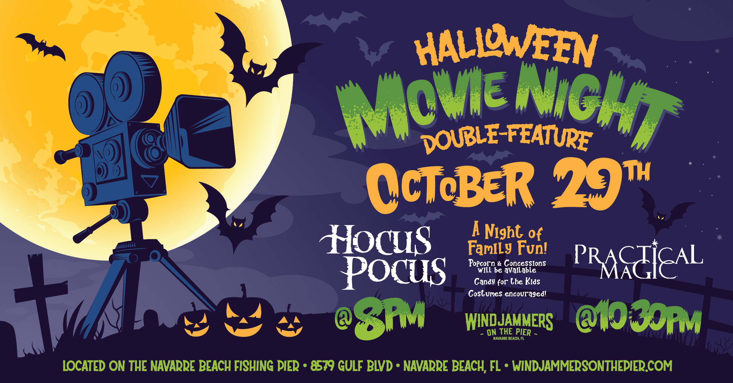 Halloween Movies Night Double-Feature
